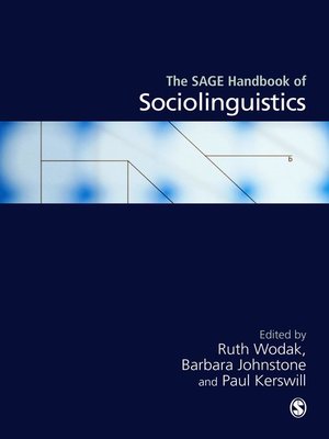 cover image of The SAGE Handbook of Sociolinguistics
